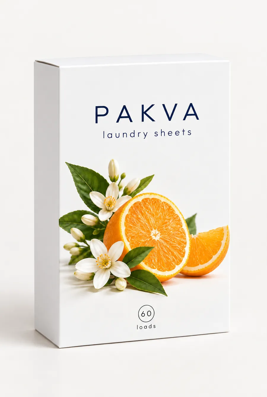 Illustrative draft paper pack for the Citrus scent concept.